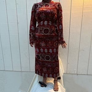Oscar de la Renta Velvet dress